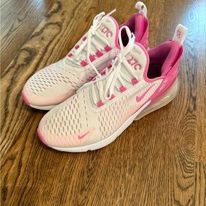 Nike Women's Air Max 270 Sneakers - Playful pink and white